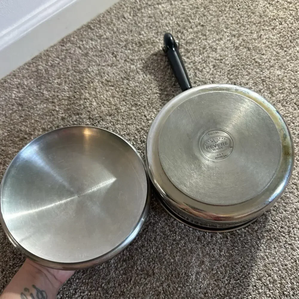 Revere Ware 2Qt 1.9P Sauce Pan With D15 S Stainless Steel Indonesia